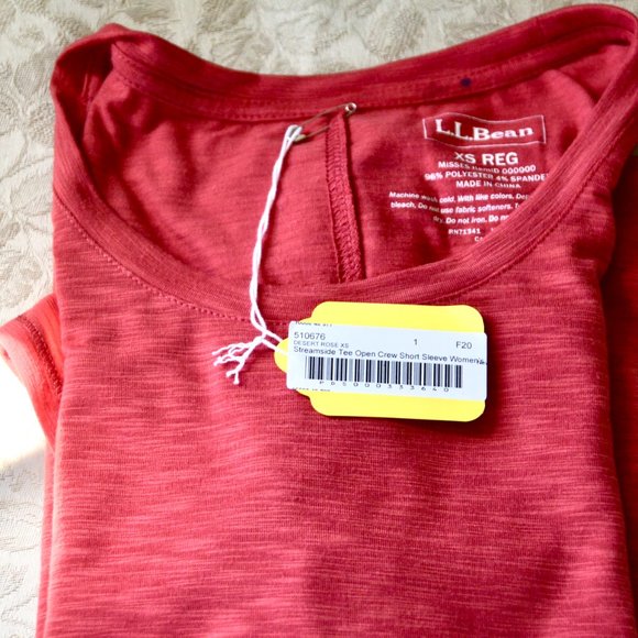 Worn Once LLBean Active Tee Short Sleeve - Picture 3 of 7